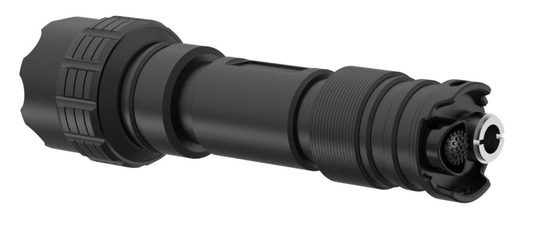 Falgorix Tactical Flashlight 1200 Lumens 11000Candela Rifle Light with Mlock Offset Mount & Pressure Switch 200m Beam 4H Runtime IP67 Waterproof & Shockproof AR Flashlight